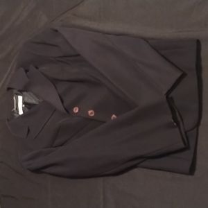 Calvin Klein Women's Suit Coat Size: 14 Color: Navy Blue